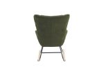 Teddy Fabric Upholstered Rocking Chair