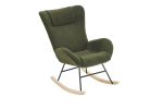 Teddy Fabric Upholstered Rocking Chair