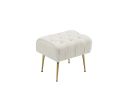Modern Accent Chair with Ottoman