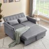 The OpulentEase VelvetConvert Loveseat