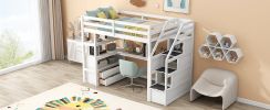 VersaSpace Twin Loft Bed with Desk and Storage