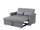 The OpulentEase VelvetConvert Loveseat