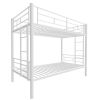 Versatile Metal Twin Over Twin Bunk Bed