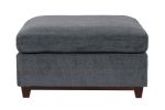 Ash Grey Chenille Fabric Modular Sectional 7PC Set