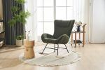 Teddy Fabric Upholstered Rocking Chair