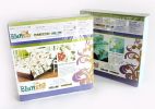 BLANCHO BEDDING - [ARTISTIC BLUE] 100% COTTON 4PC SHEET SET (QUEEN SIZE)