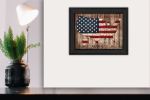 America the Beautiful Framed Print by Mollie B.
