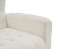 Modern Accent Chair with Ottoman