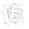 Teddy Swivel Barrel Chair
