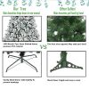 FCH 10ft Automatic Tree Structure PVC Material Christmas Tree