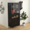 Elegant 74-Inch Display Wine Cabinet