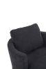 Sophisticate Swivel Haven: Reversible Barrel Chair