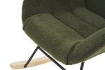 Teddy Fabric Upholstered Rocking Chair