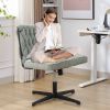 Armless Office Desk Chair