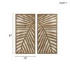 Madison Park Birch Palms Two-tone 2-piece Wood Panel Wall Decor Set
