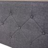 Full Size Upholstered Platform Bed with Storage Headboard, LED, USB Charging, and 2 Drawers