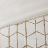 Intelligent Design Raina Metallic Printed Duvet Cover Set