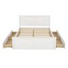 StoragePlus Queen Size Wooden Platform Bed