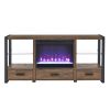 60-inch Electric Fireplace Media TV Stand