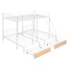 SpaceMax Full/Twin Triple Bunk Bed