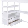 VersaSpace Twin Loft Bed with Desk and Storage