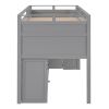 SpaceSaver Loft Bed with Desk and Storage