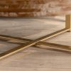 Round Splicing Wood Coffee Table