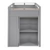 SpaceSaver Loft Bed with Desk and Storage