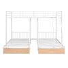SpaceMax Full/Twin Triple Bunk Bed