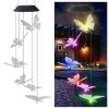 LED Solar Hummingbird Wind Chimes