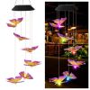 LED Solar Hummingbird Wind Chimes