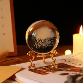 Ethereal Enchantment Crystal Ball Decoration (Color: Nimbus, size: Gold)