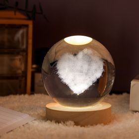 Crystal Ball Decoration Night Light (Items: Love Cloud)