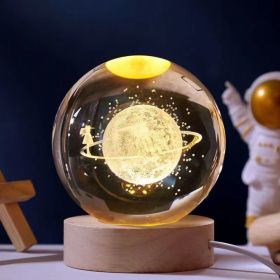 Crystal Ball Decoration Night Light (Items: 8cm Starry Sky Walk)