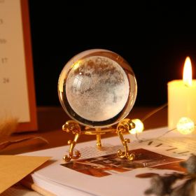 Ethereal Enchantment Crystal Ball Decoration (Color: Moon, size: Gold)