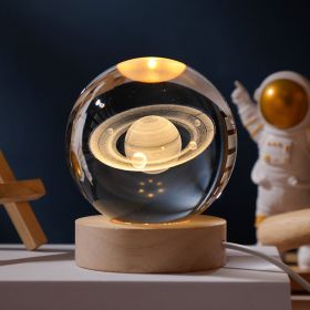 Crystal Ball Decoration Night Light (Items: Saturn)