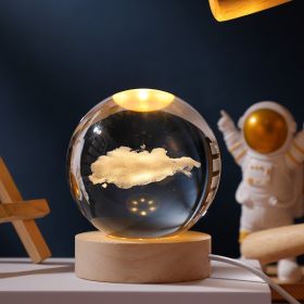 Crystal Ball Decoration Night Light (Items: Clouds)
