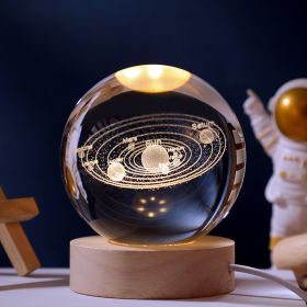 Crystal Ball Decoration Night Light (Items: Solar System)