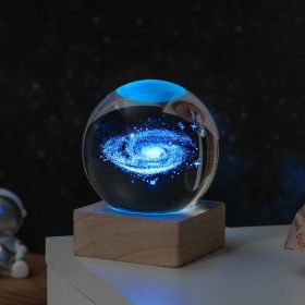 Cosmos Series Crystal Ball Night Light (Items: 8cm Milky Way)