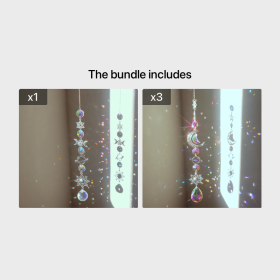 Enchanted Prism Suncatcher. (model: Planet Two+Planet Three*3)