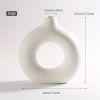 White Ceramic Donut Vase
