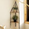 Boho Triangle Shelves Wall Decor