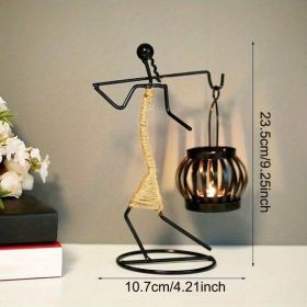 Rustic Bamboo Glow Candle Holder (Style: F)