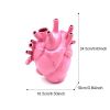 Arterial Elegance Heart-Shaped Vase