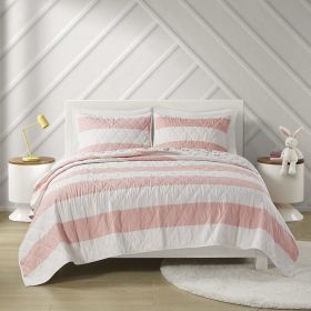 Sammie Reversible Cabana Stripe Quilt Set by Urban Habitat Kids (Color: as Pic)