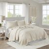 Madison Park Tuscany 3 Piece Reversible Scalloped Edge Quilt Set