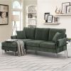 Luxora Reversible Sectional Sofa with Chenille Fabric