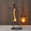 Rustic Bamboo Glow Candle Holder