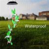 LED Solar Hummingbird Wind Chimes