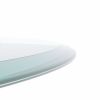 36" Inch Round Tempered Glass Table Top